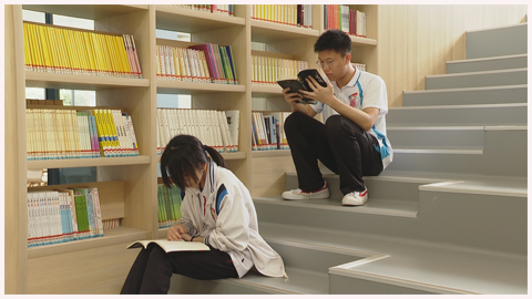 北滘中学图书馆改造提升 为师生营造惬意的阅读空间6.jpg
